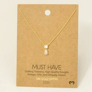 Gold Dipped Circle and Oval