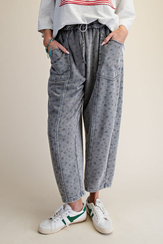 Lisa Grey Washed Pants