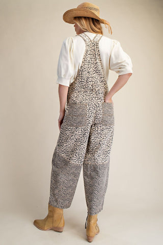 Rebecca Leopard Overalls