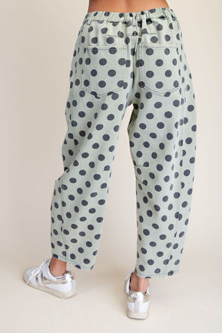 Call Me Funky Dots-Sage