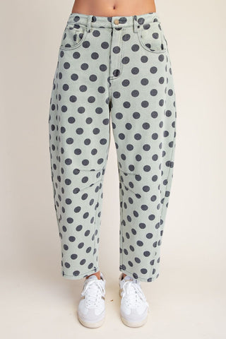 Call Me Funky Dots-Sage