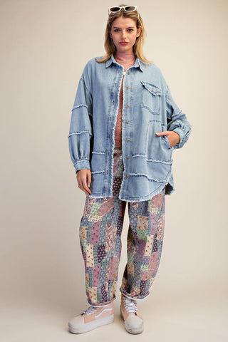 Patch Me If You Can Barrel Pants 🌸
