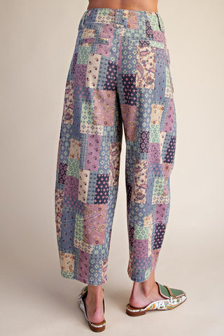 Patch Me If You Can Barrel Pants 🌸