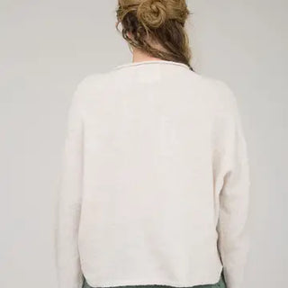 Soft Sand Button Cardigan