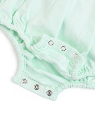 Mint Smocked Bubble Romper