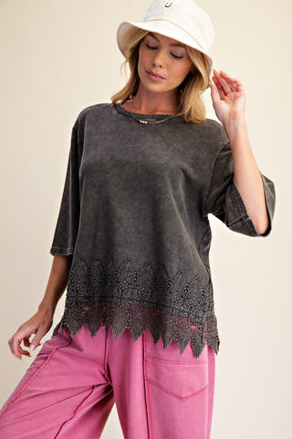 After Midnight Lace Tee