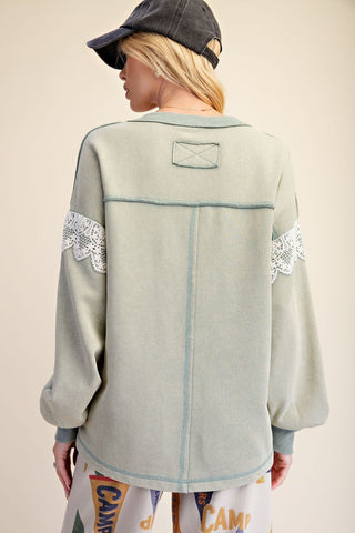Sage & Lace Pullover