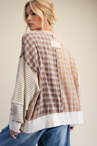 Penny Patch Plaid Top