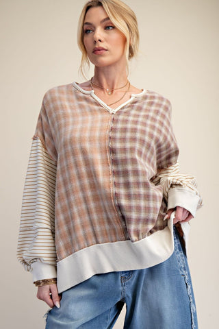 Penny Patch Plaid Top