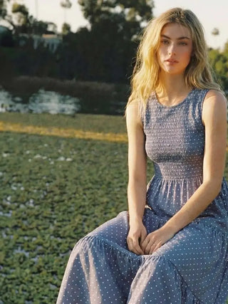 All For You Blue Polka Dots