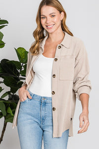 Can't Go Wrong Oatmeal Jacket