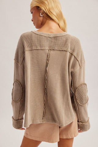 Chai Break Waffle Knit Top
