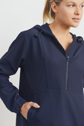 Navy Fleece Pullover