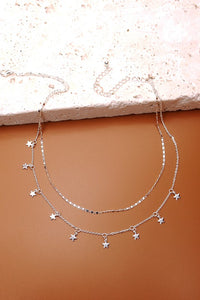 Silver Shine Star Necklace