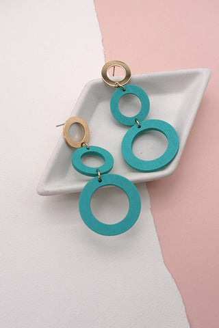 Playful Mint Earrings