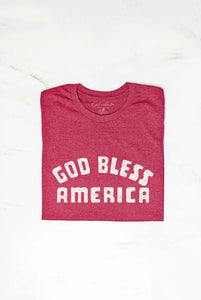 God Bless America- Red