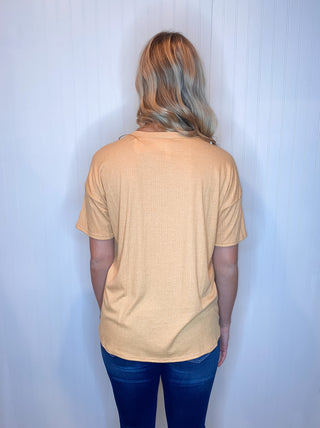 Breaking It Down Mustard Tee